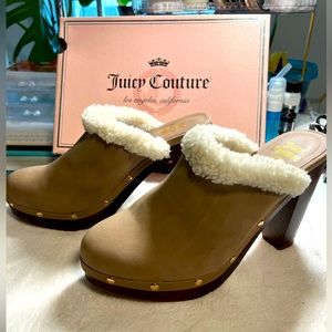 NIB JUICY COUTURE HIGH HEEL CLOGS